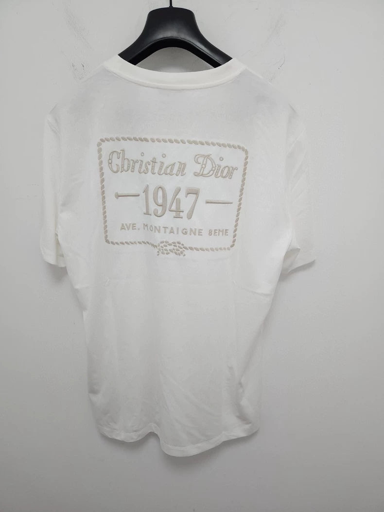 Dior Embroidered Short Sleeve T-shirt