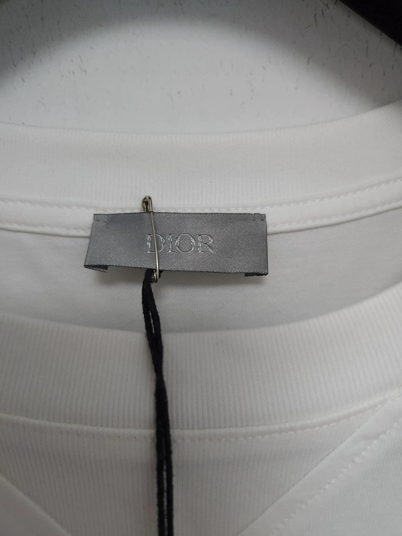 Dior Embroidered Short Sleeve T-shirt