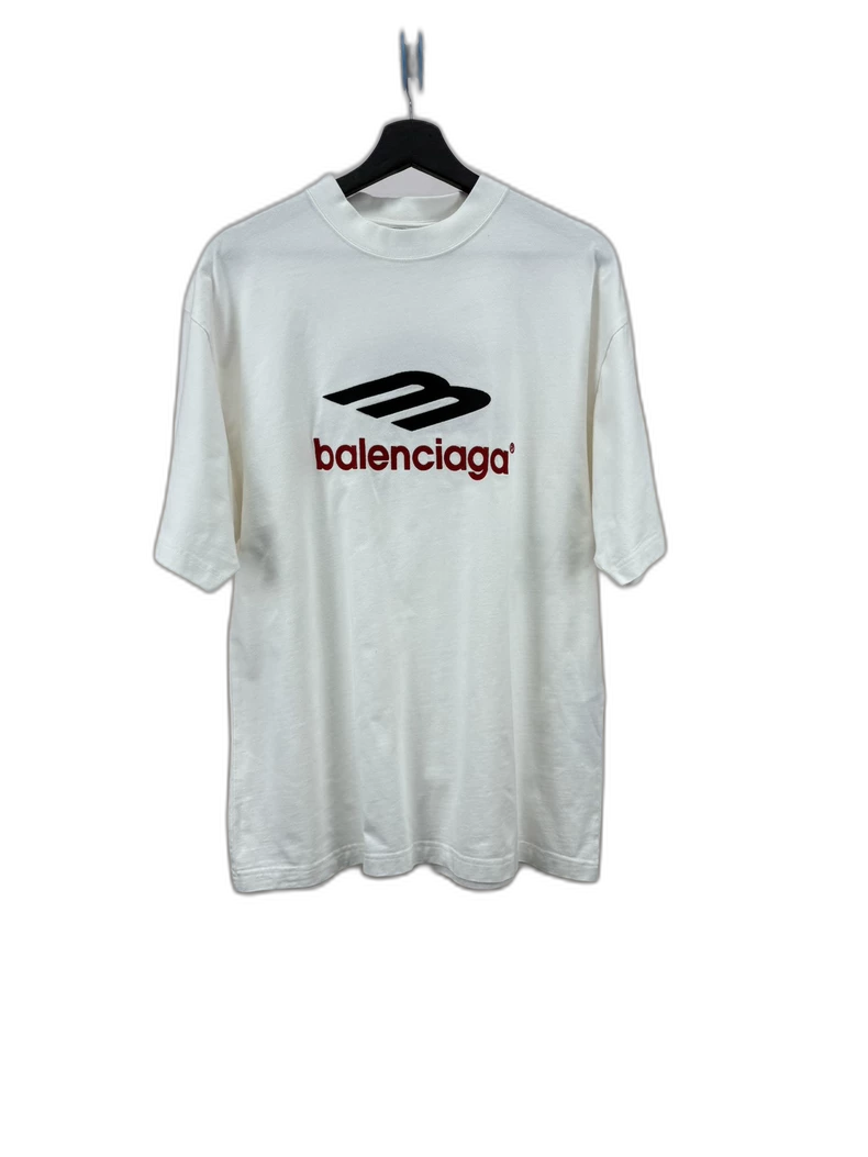 Balenciaga White Short Sleeve T-Shirt