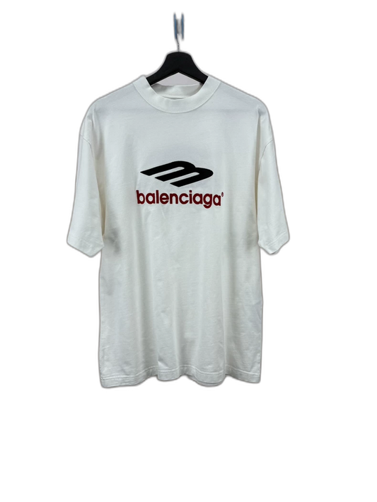 Balenciaga White Short Sleeve T-Shirt