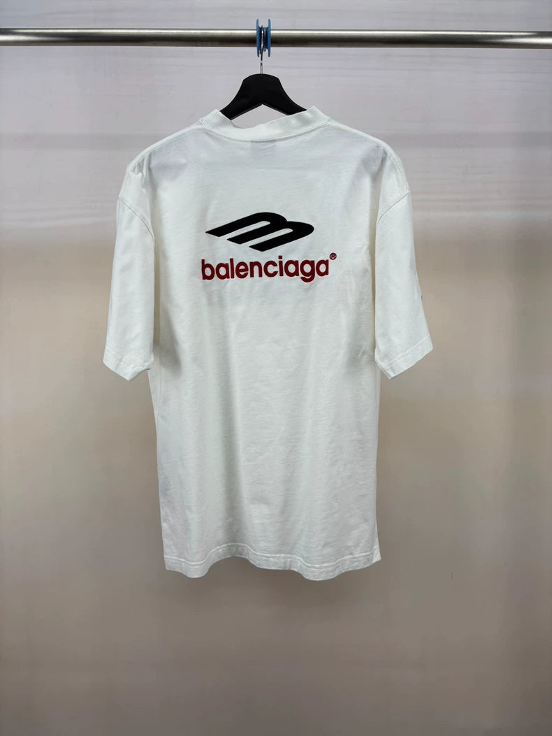 Balenciaga White Short Sleeve T-Shirt
