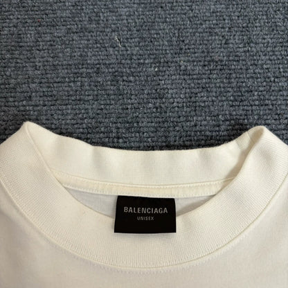 Balenciaga White Short Sleeve T-Shirt