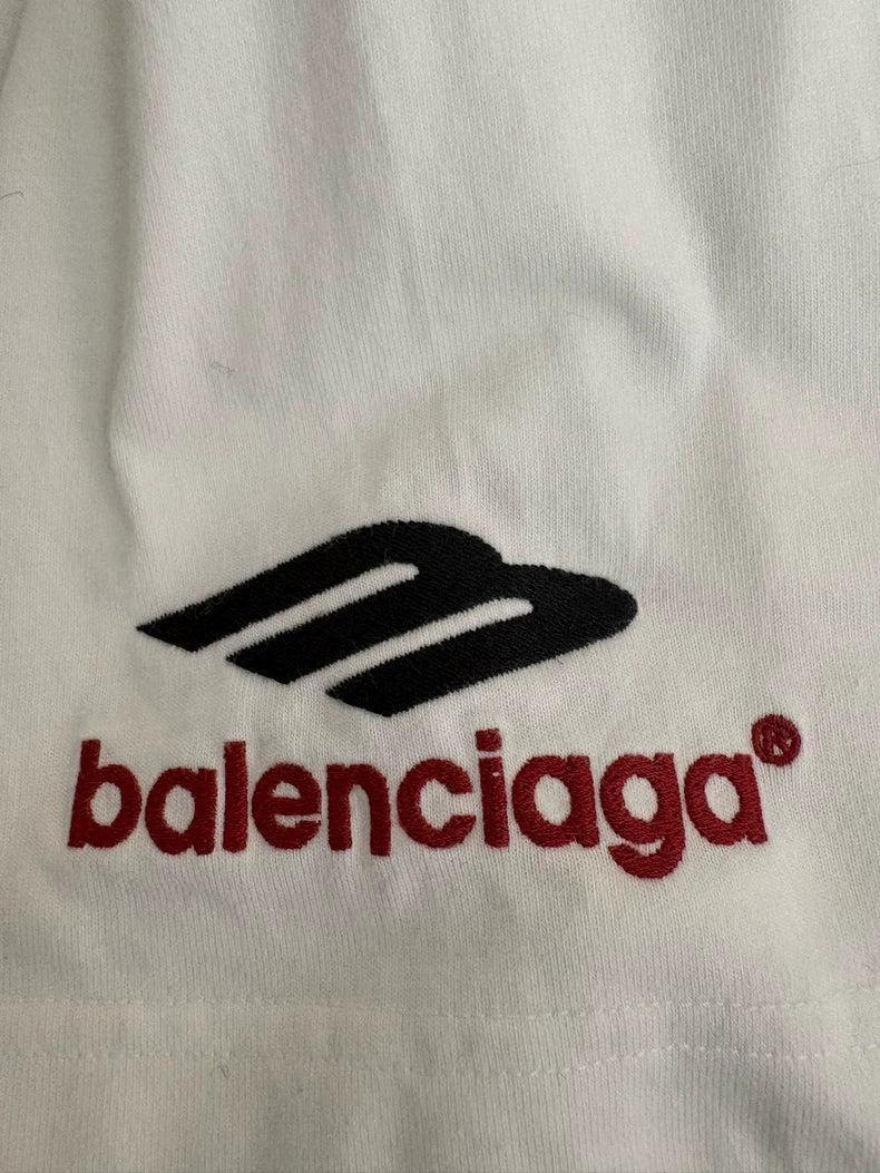 Balenciaga White Short Sleeve T-Shirt