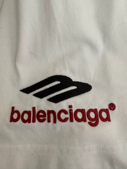 Balenciaga White Short Sleeve T-Shirt