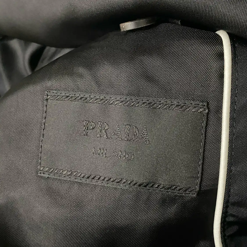 Prada Black Long Sleeve Coat for Men
