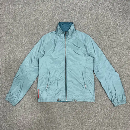 Prada Men's Blue Polyester Jacket