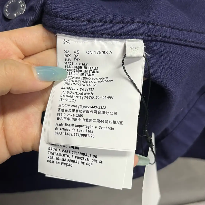 Prada Blue Denim Hooded Jacket