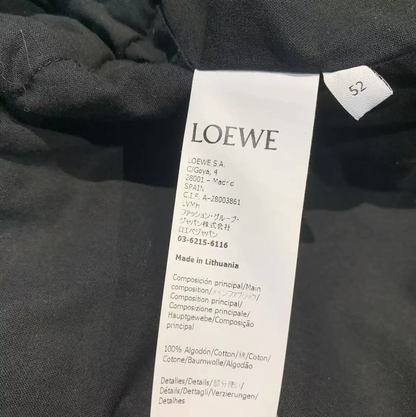 Loewe Brown Cotton Men's Outer Jacket 0089