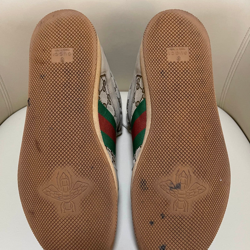 Gucci Screener Vintage Sneakers in Brown Leather 0079