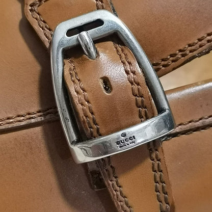 Gucci Brown Leather Loafers for Men 0079