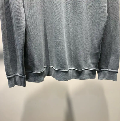 Stone Island Blue Cotton Men’s Sweatshirt 0089