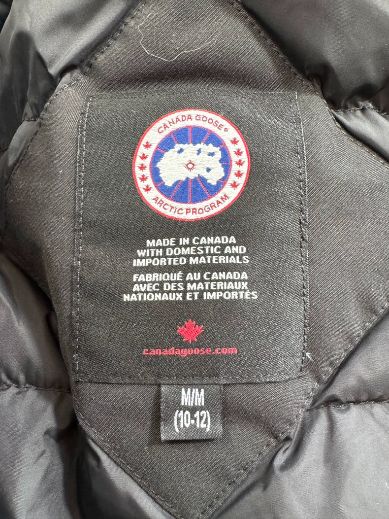 Canada Goose Kids Black Down Jacket