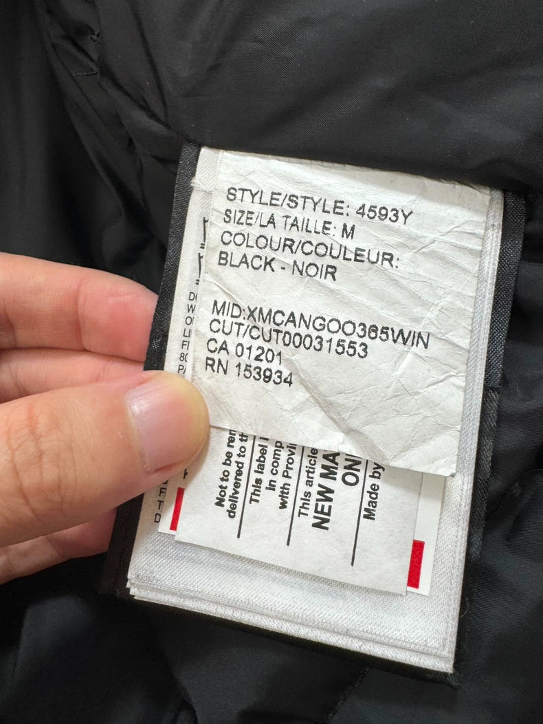 Canada Goose Kids Black Down Jacket