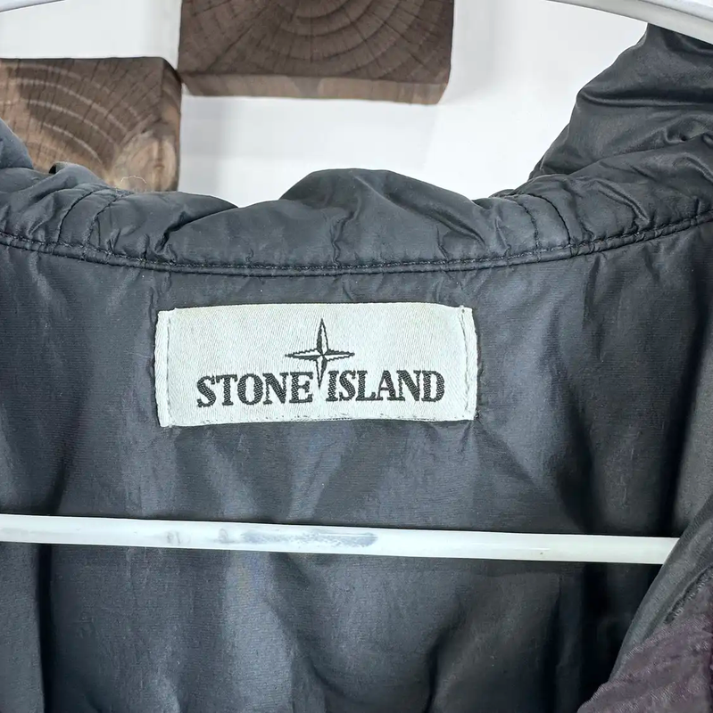 Stone Island Purple Cotton Blend Oversized Jacket 0089