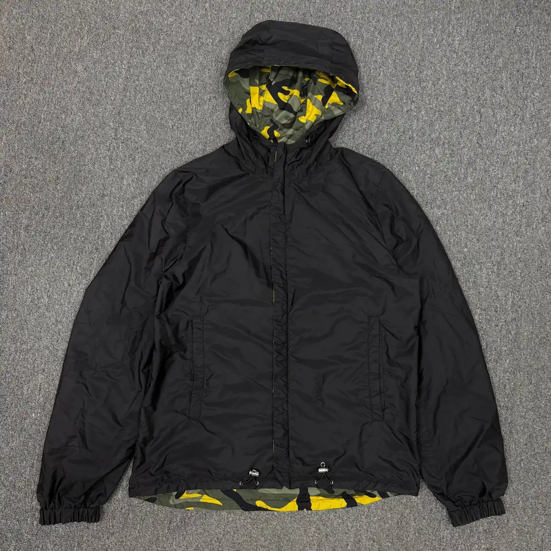 Prada Camouflage Nylon Hooded Jacket