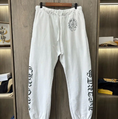 Chrome Hearts White Casual Pants for Men 0089