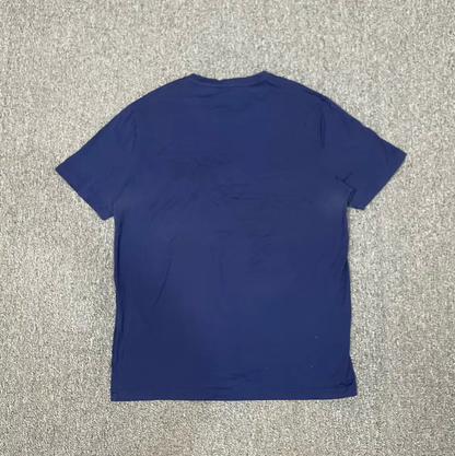 Prada Men's Cotton T-Shirt in Deep Blue