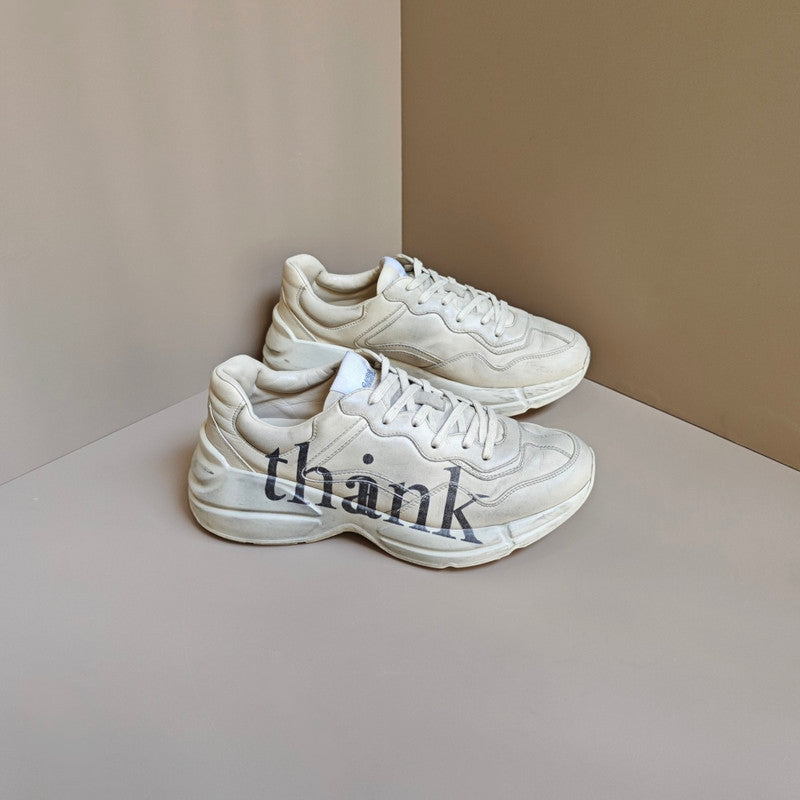 Gucci Rhyton Dad Sneakers in Ivory White 0079