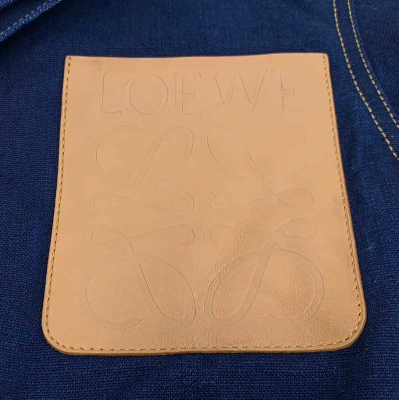 Loewe Men's Blue Cotton Casual Jacket 0089