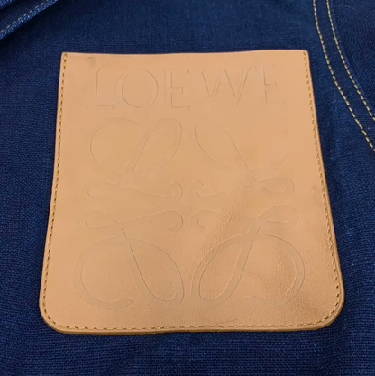 Loewe Men's Blue Cotton Casual Jacket 0089