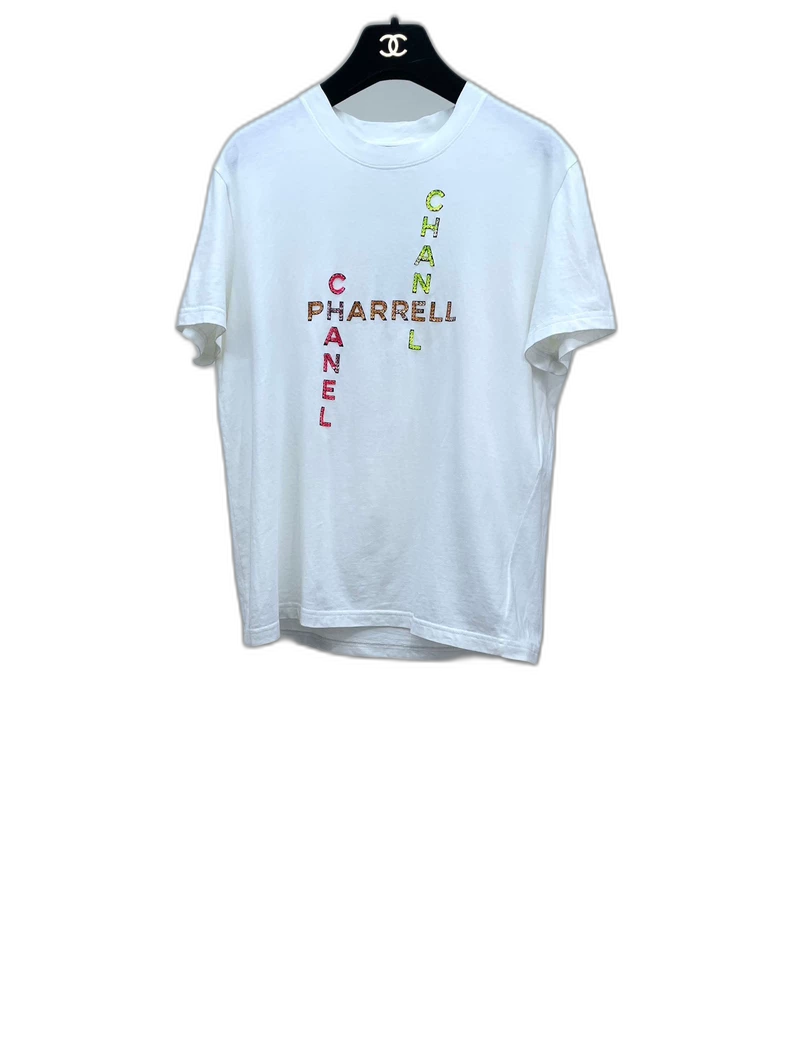 Chanel Colorful Logo Short Sleeve T-Shirt