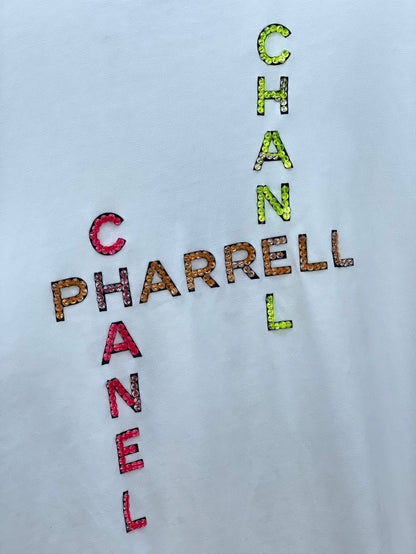 Chanel Colorful Logo Short Sleeve T-Shirt