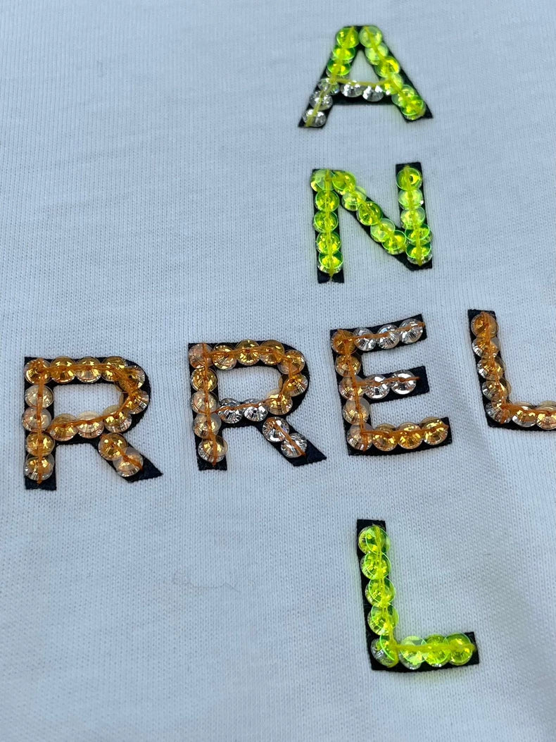 Chanel Colorful Logo Short Sleeve T-Shirt