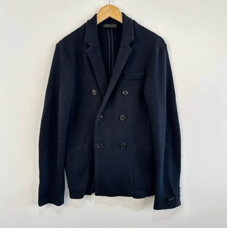 Prada Black Cotton Men's Blazer