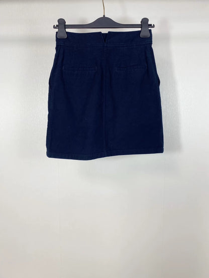 Hermes Blue Midi Skirt