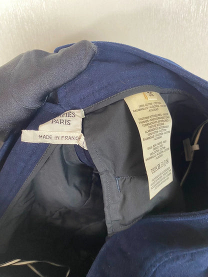 Hermes Blue Midi Skirt