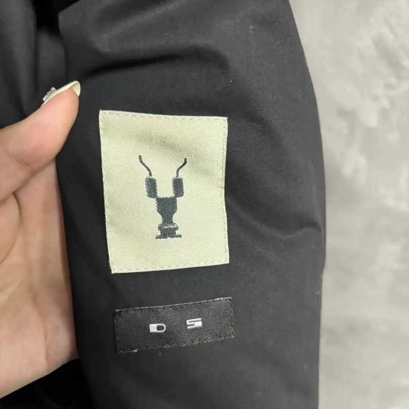 Rick Owens Black Polyester Men's Jacket 0089