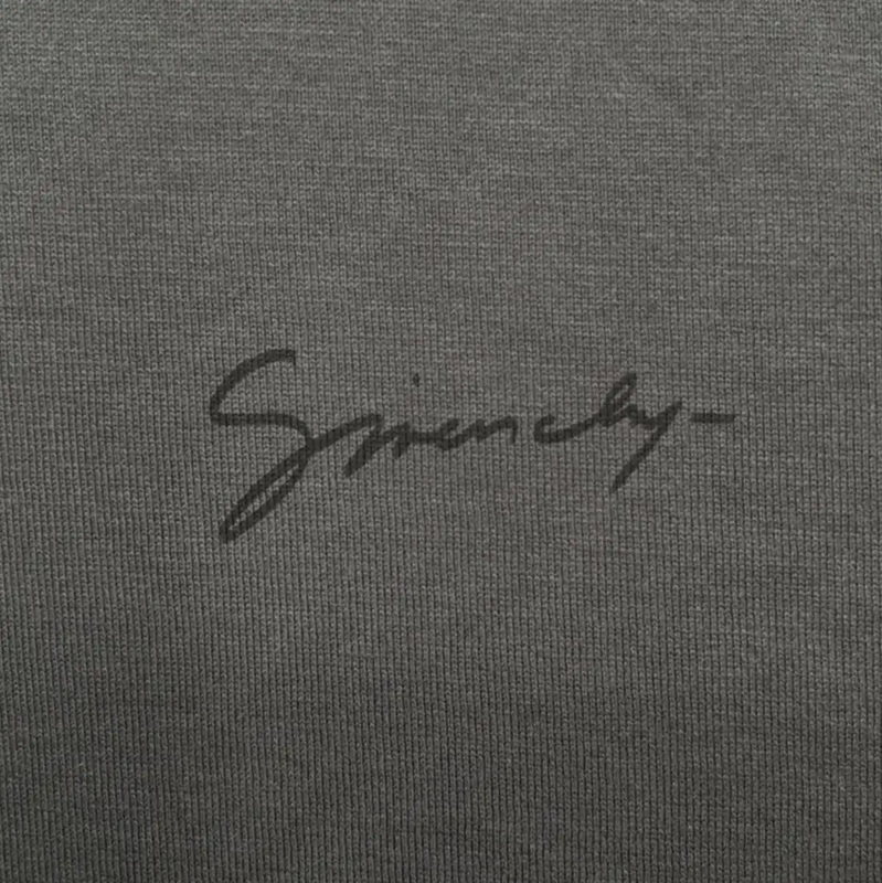 Givenchy Gray Cotton Short Sleeve T-Shirt 0089