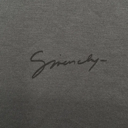 Givenchy Gray Cotton Short Sleeve T-Shirt 0089