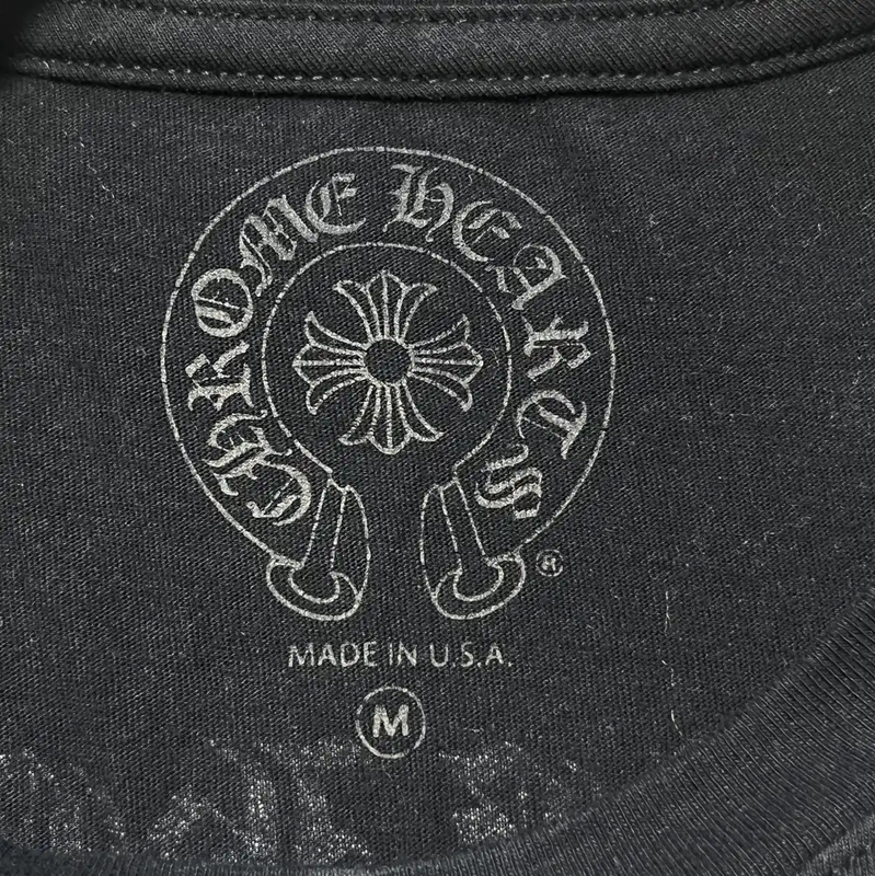 Chrome Hearts Black Short Sleeve T-Shirt for Men 0089