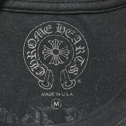 Chrome Hearts Black Short Sleeve T-Shirt for Men 0089