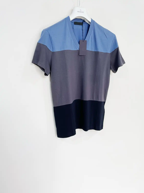 Prada Colorblock Men's Cotton T-Shirt