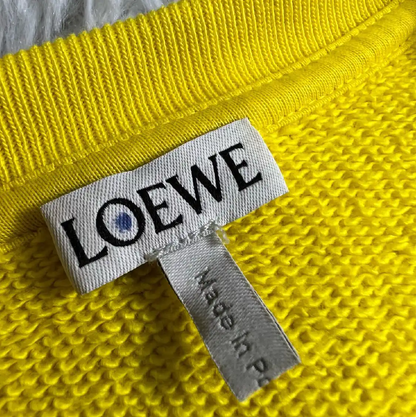 Loewe Men's Yellow Cotton Sweatshirt 0089