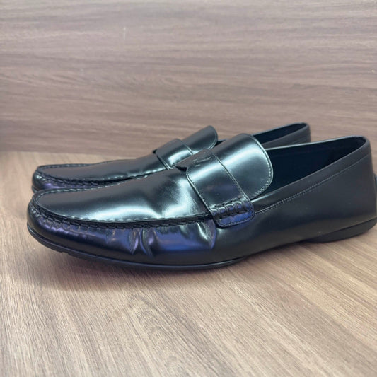 Louis Vuitton Black Slip-On Casual Shoes 0079