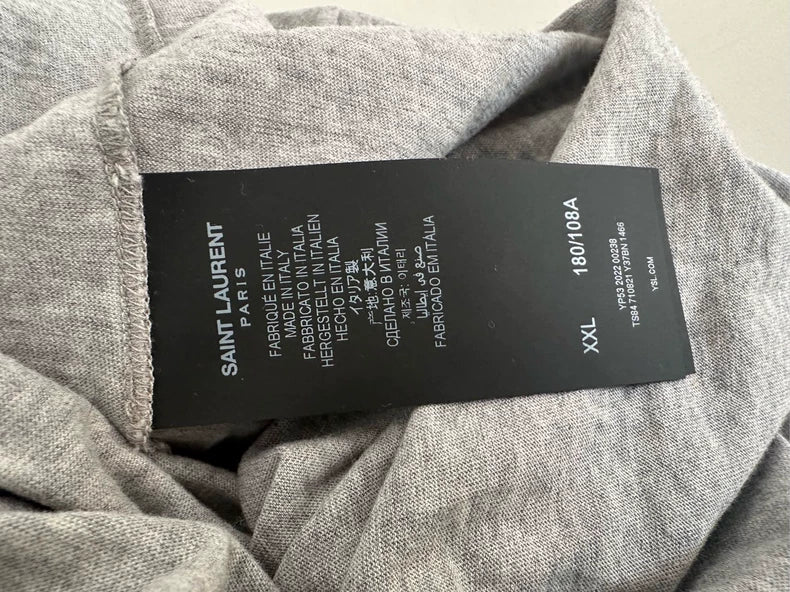 Saint Laurent Classic Gray T-Shirt XXL