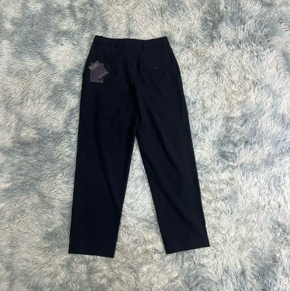 Prada Gray Cotton Casual Pants for Men