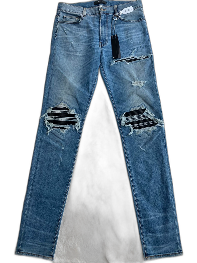 Amiri Worn Look Distressed Jeans