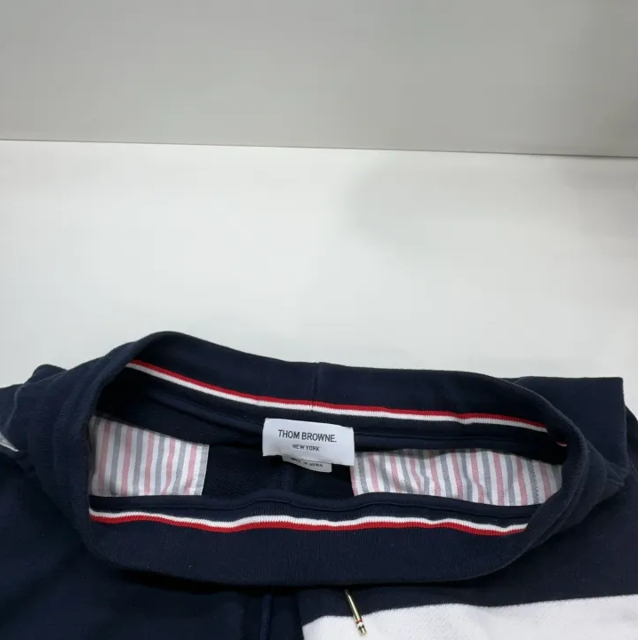 Thom Browne Classic Stripe Navy Cycling Shorts