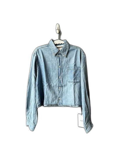 Celine Denim Cropped Shirt Size S