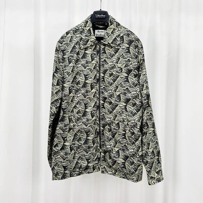 Acne Studios Green Mountain Print Zip Jacket-yf