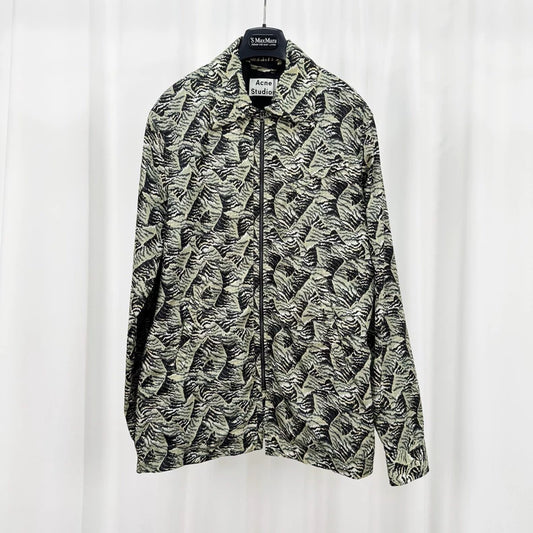 Acne Studios Green Mountain Print Zip Jacket-yf