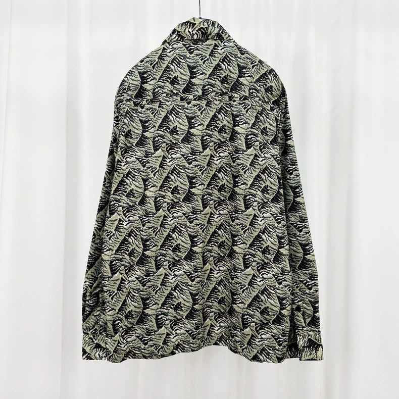 Acne Studios Green Mountain Print Zip Jacket-yf