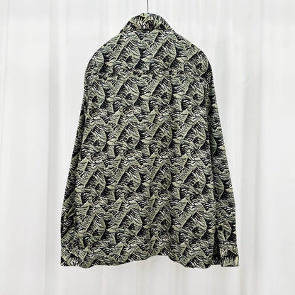 Acne Studios Green Mountain Print Zip Jacket-yf