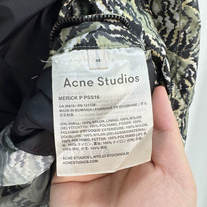 Acne Studios Green Mountain Print Zip Jacket-yf
