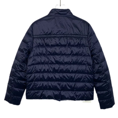 Prada Navy Puffer Jacket with Logo