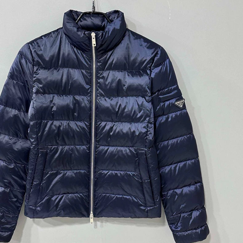 PRADA Triangle Logo Puffer Jacket